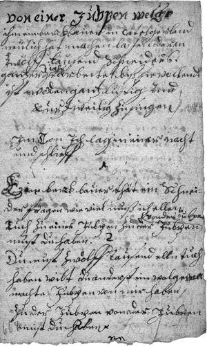 Lot 1054, Auction  127, Spottlied von der Joppe, Von einer Jubpen. Deutsche Handschrift auf Papier. Süddeutschland zweite Hälfte des 18. Jahrhunderts. Vollständiges Vexierlied