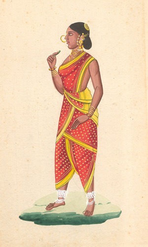 Los 1062 - Indische Berufe - 7 farbige Originalzeichnungen - 0 - thumb