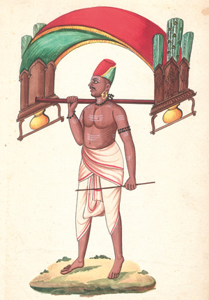 Los 1062 - Indische Berufe - 7 farbige Originalzeichnungen - 1 - thumb