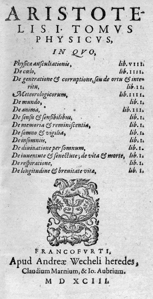 Los 1076 - Aristoteles - Tomus Physicus - 1 - thumb