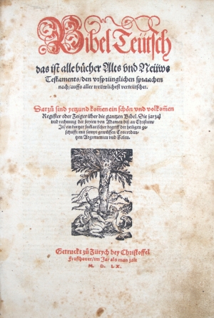Los 1087 - Bibel germanica - Bibel Teütsch das ist alle Bücher alts und neüws Testaments - 4 - thumb