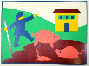 Los 2206 - Hildebrandt, Lily - Klein-Rainers Weltreise. München, G. W. Dietrich, 1918. - 4 - thumb