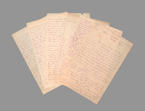 Los 2593 - Foucauld, Charles Vicomte de - Brief aus Algerien an Maxime Caron. 1909 - 0 - thumb