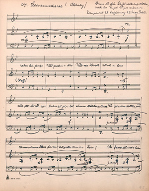 Lot 2624, Auction  127, Clauberg, Claus, Sammlung von Musikmanuskripten + Beilagen. 1955-1984