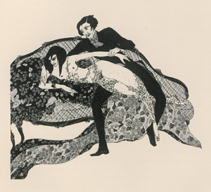 Lot 3019, Auction  127, Barbey d'Aurevilly, Jules Amédée und Alastair, Die Rache einer Frau. Mit neun Zeichnungen von Alastair