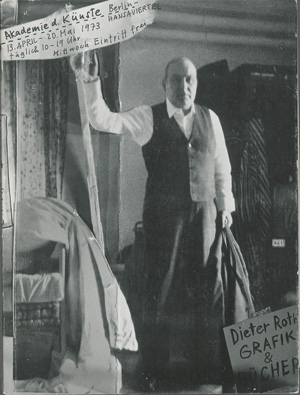 Lot 3294, Auction  127, Roth, Dieter, Bücher und Grafik (1. Teil) - (Widmungsexmplar)