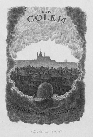 Lot 3321, Auction  127, Steiner-Prag, Hugo - Illustr. und Meyrink, Gustav, Der Golem. Prager Phantasien. Lithographien zu Gustav Meyrinks Roman