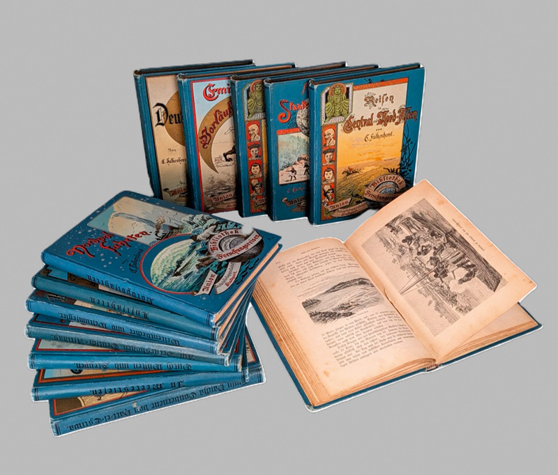 Lot 7, Auction  127, Falkenhorst, Carl, Bibliothek denkwürdiger Forschungsreisen