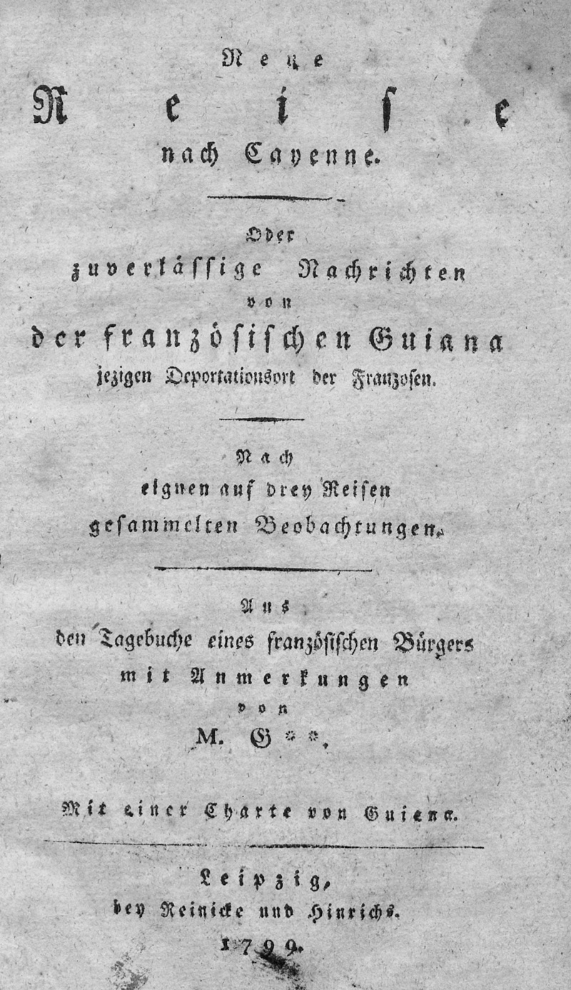 Lot 72, Auction 127, Galard-Terraube, L. A. M. V. de, Neue Reise nach Cayenne