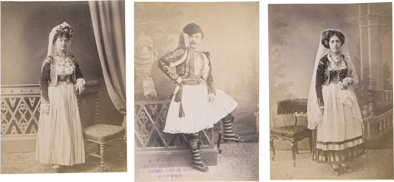 Lot 127, Auction 127, Corfu (Deckeltitel), Souveniralbum mit 15 fest montierten Silbergelatinephotos