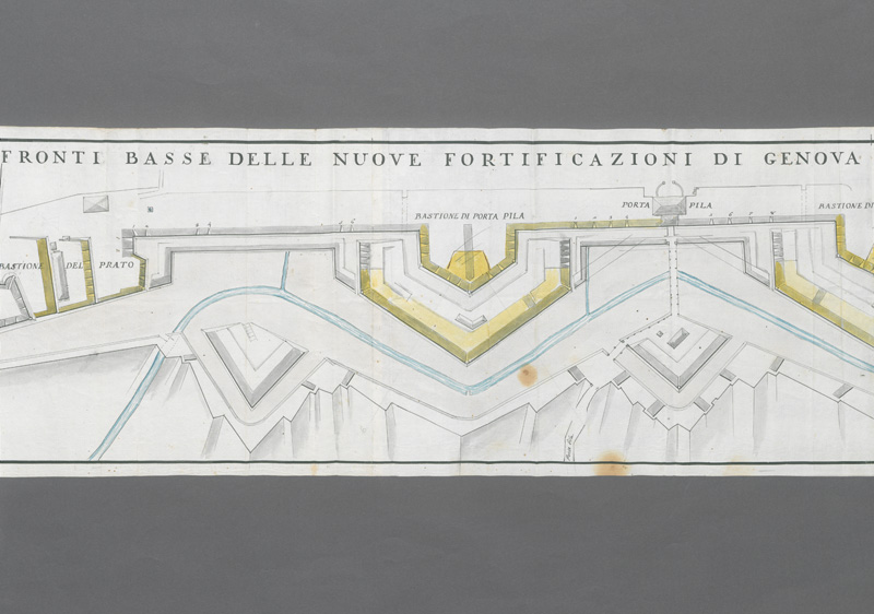 Lot 135, Auction 127, Fronti Basse, nouove fortificazioni di genova verso la foce del bisagno