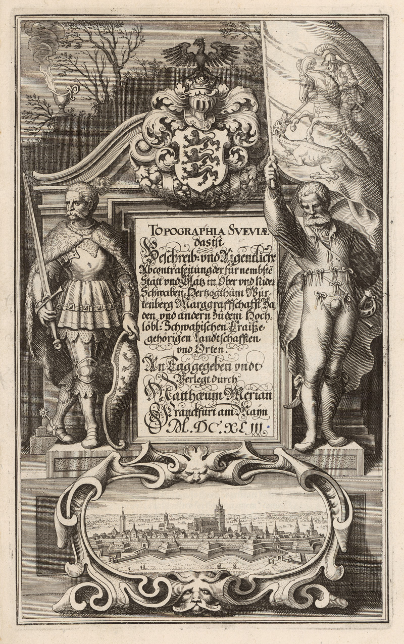 Lot 165, Auction 127, Merian, Matthäus, Sammelband mit 3 Topographien