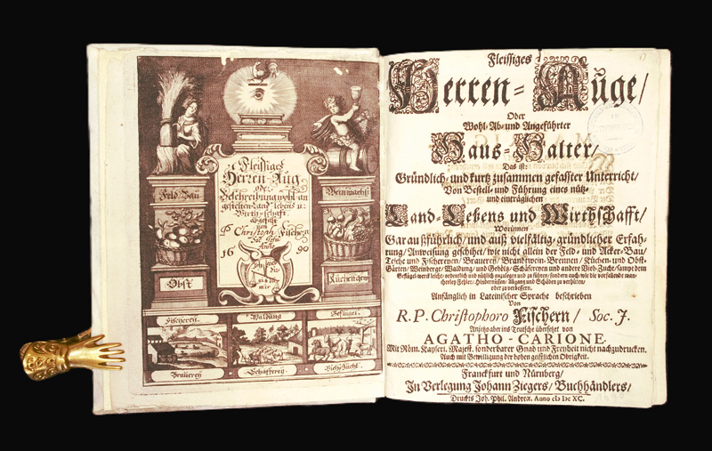 Lot 367, Auction 127, Fischer, Christoph, Fleissiges Herren-Auge, Oder Wohl- Ab- und Angeführter Haus-Halter