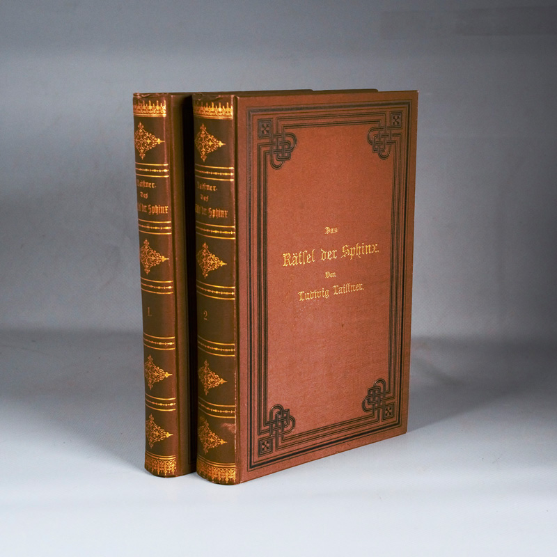 Lot 411, Auction 127, Laistner, Ludwig, Das Rätsel der Sphinx. Berlin, Wilhelm Hertz, 1889