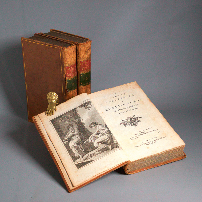 Lot 462, Auction 127, Ritson, Joseph, A Select Collection of English Songs
