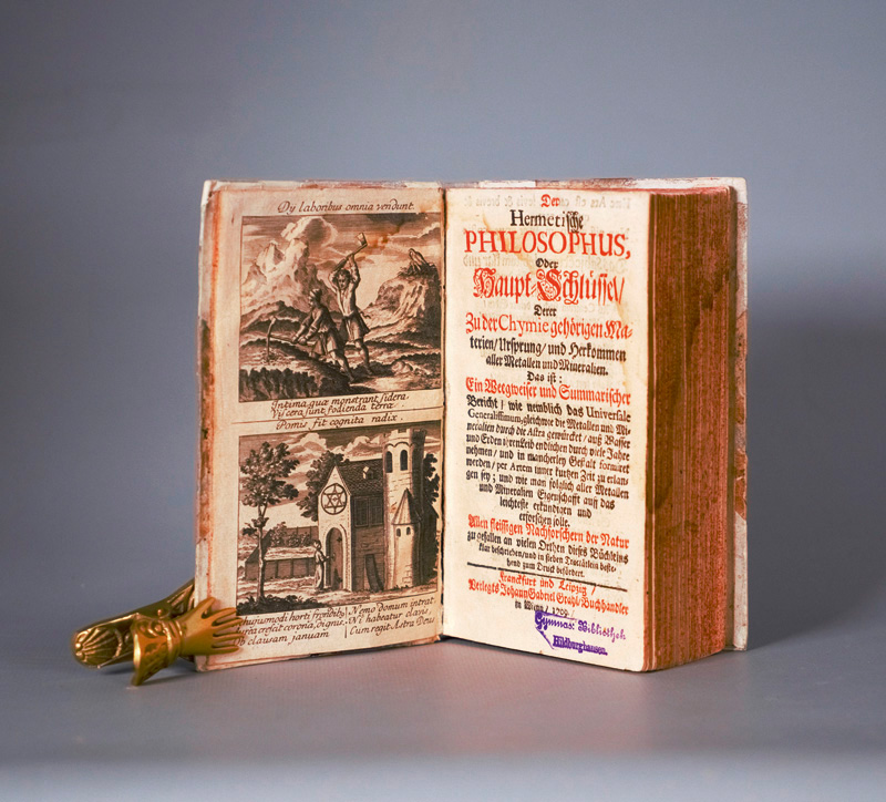 Lot 473, Auction 127, Hermetische Philosophus, Der, Oder Haupt-Schlüssel derer zu der Chymie gehörigen Materien + Basilius Valentinus