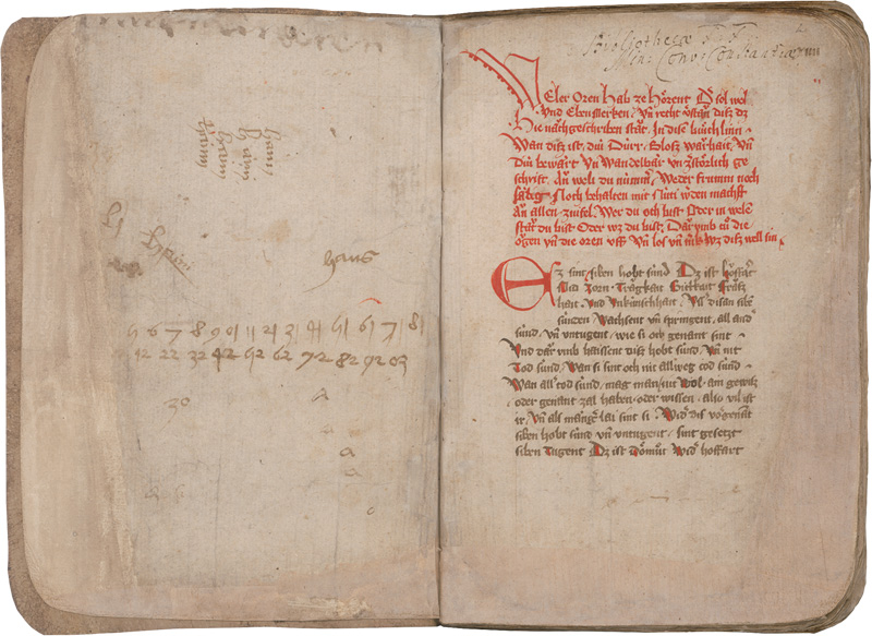 Lot 1011, Auction 127, Katechetische Sammelhandschrift, Deutsche Handschrift auf Papier. Südwestdeutschland um 1400
