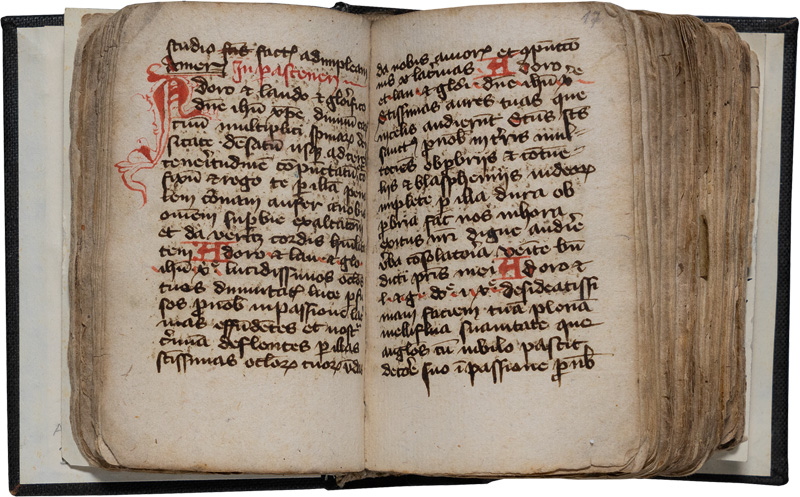 Lot 1014, Auction 127, Johannes von Neumarkt, Mystische Sammelhandschrift. Deutsche Handschrift auf Papier. Nürnberg, St. Katharina, 2. Drittel des 15. Jahrhunderts. - Umfangreiche spätmittelalterliche Sammelhandschrift