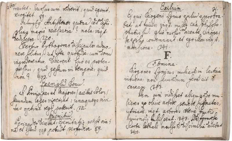 Lot 1037, Auction 127, Laertius, Diogenes, Ex Läertio de vitis philosophorum.