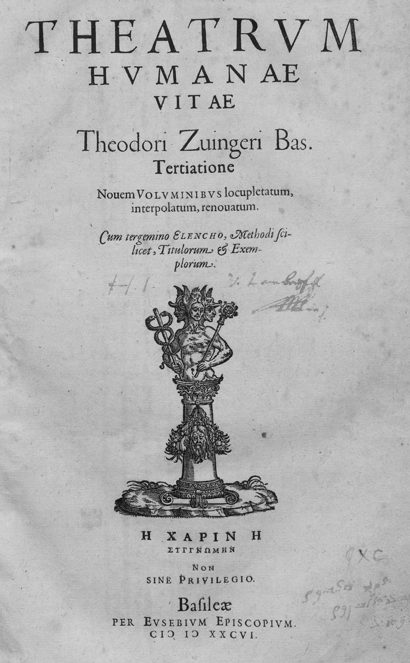 Lot 1217, Auction  127, Zwinger, Theodor, Theatrum humanae vitae