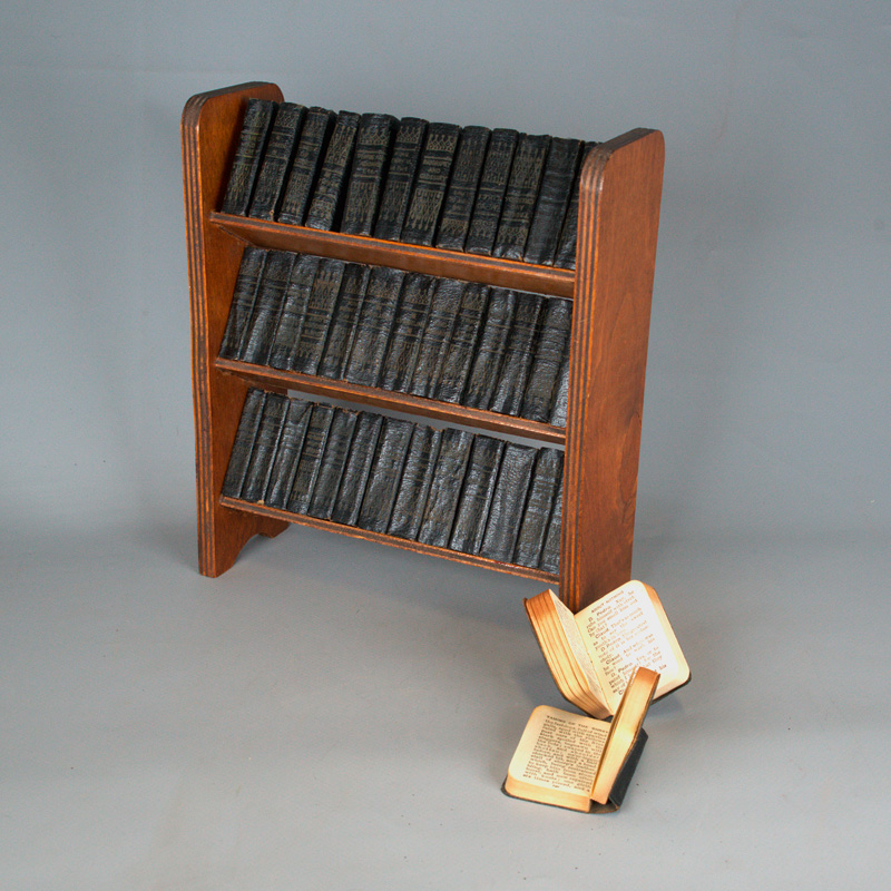 Lot 2153a, Auction  127, Shakespeare, William, The Works - Complete set of William Shakespeare black leather bound miniature books