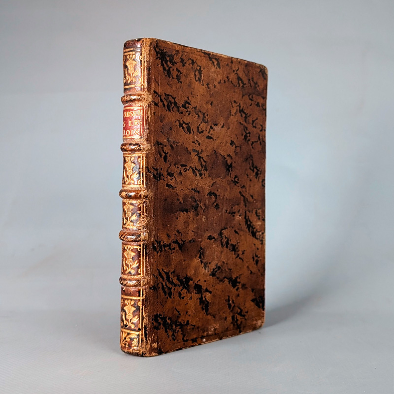 Lot 2182, Auction 127, La Porte, Joseph de, Observations sur l'esprit des loix