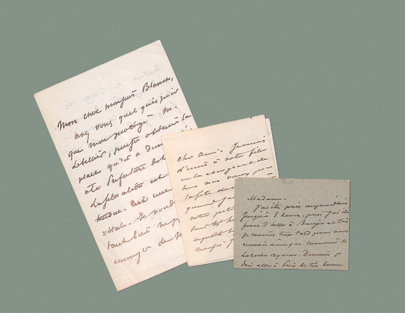 Lot 2512, Auction 127, Dumas (fils), Alexandre, 10 Briefe, meist an Madame oder Monsieur Laroche. Ca. 1875