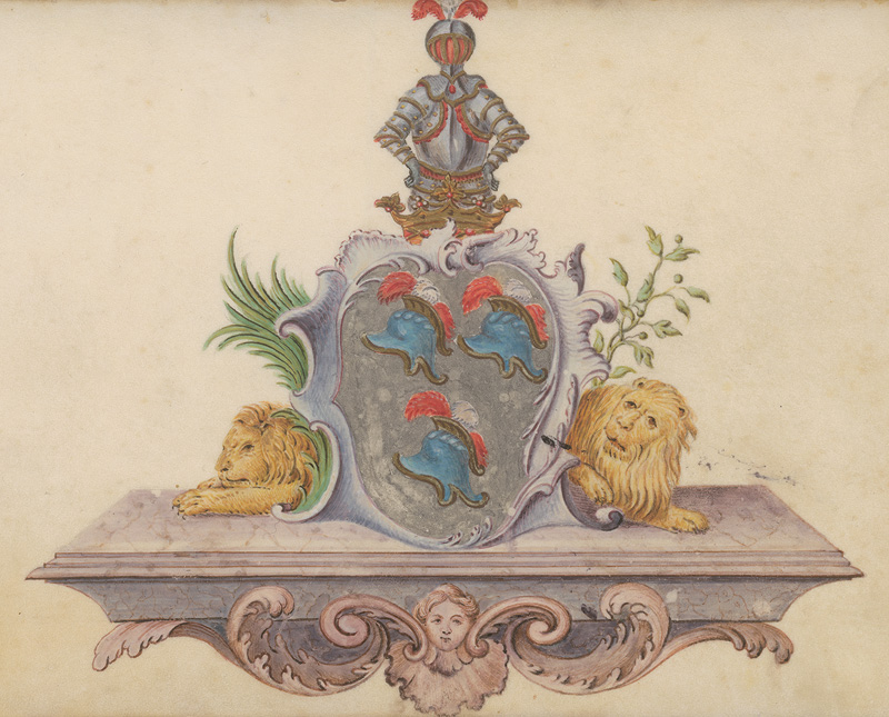 Lot 2534, Auction  127, Stammbuch, des Studenten v. Karstedt in Halle. 1767-1804