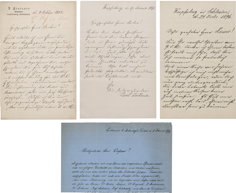 Lot 2558, Auction 127, Botaniker, Konvolut von 22 Briefen und 5 Briefkarten.Ca 1832-1905