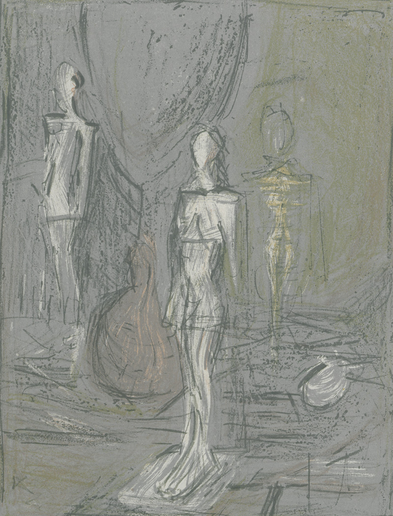 Lot 3113, Auction 127, Derrière le Miroir und Giacometti, Alberto, No. 39/40, No. 65 und No. 98. 4 Ausgaben (in 3 Heften) in 1 Band