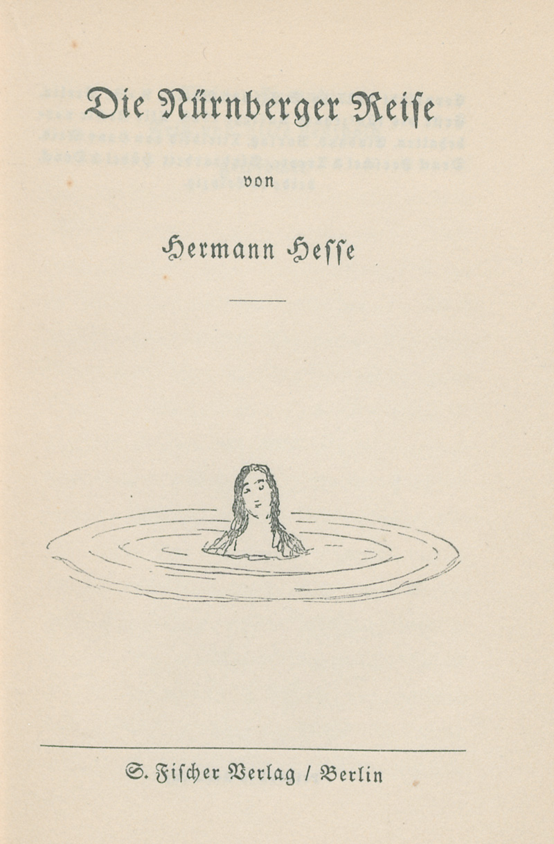 Lot 3144, Auction  127, Hesse, Hermann, Die Nürnberger Reise