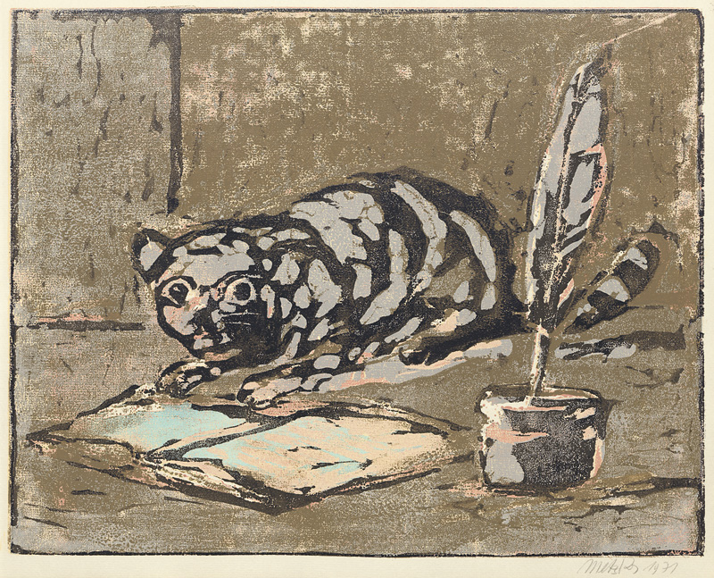 Lot 3231, Auction  127, Metzkes, Harald, Holzschnitte zu E. T. A. Hoffmanns Kater Murr