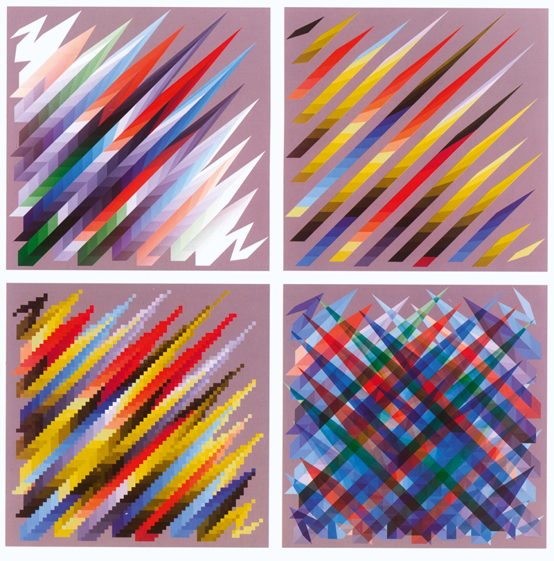 Lot 3392, Auction  127, Stankowski, Anton, Bildvariationen. Idee - System - Empfindung. Signiertes Ausstellungsplakat